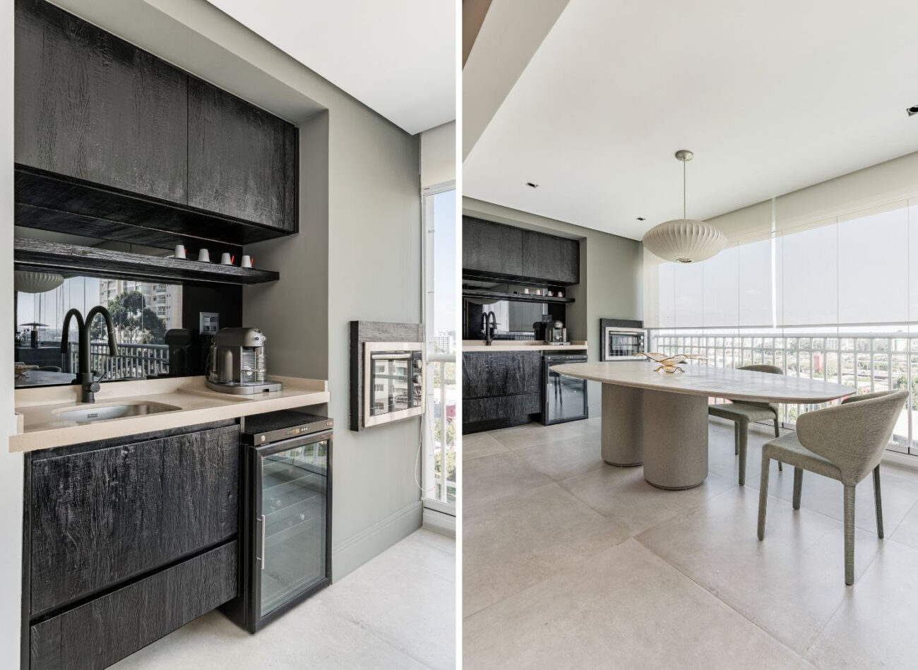 Retrofit valoriza fluidez e cria cenários instagramáveis no apartamento de Sabrina Parlatore