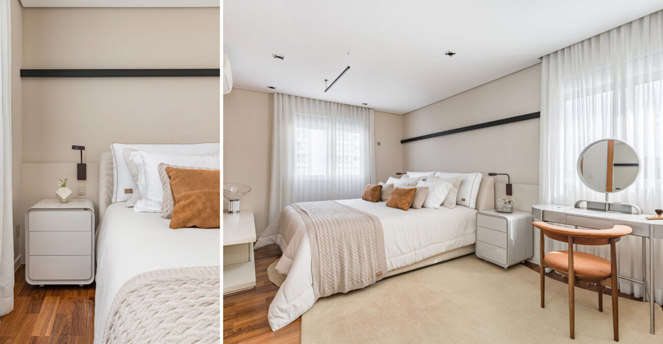 Retrofit valoriza fluidez e cria cenários instagramáveis no apartamento de Sabrina Parlatore