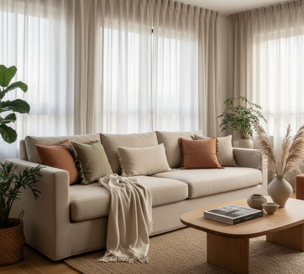 Tecido para sofá: qual escolher para deixar a sala mais aconchegante