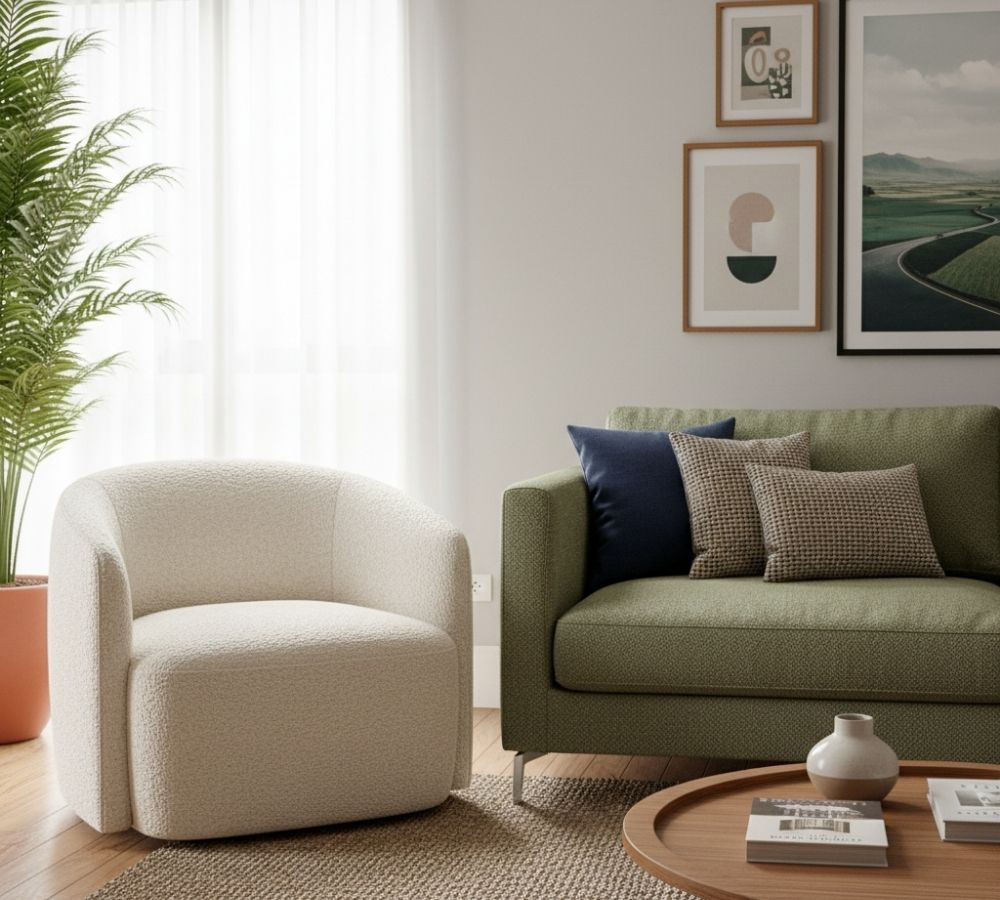 Tecido para sofá: qual escolher para deixar a sala mais aconchegante