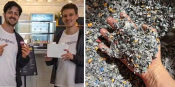 Plástico reciclado na construção civil: tijolos modulares viram lojas para grandes marcas