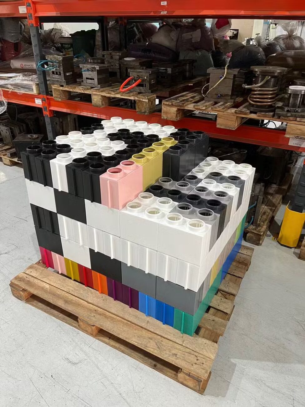 Plástico reciclado na construção civil: tijolos modulares viram lojas para grandes marcas