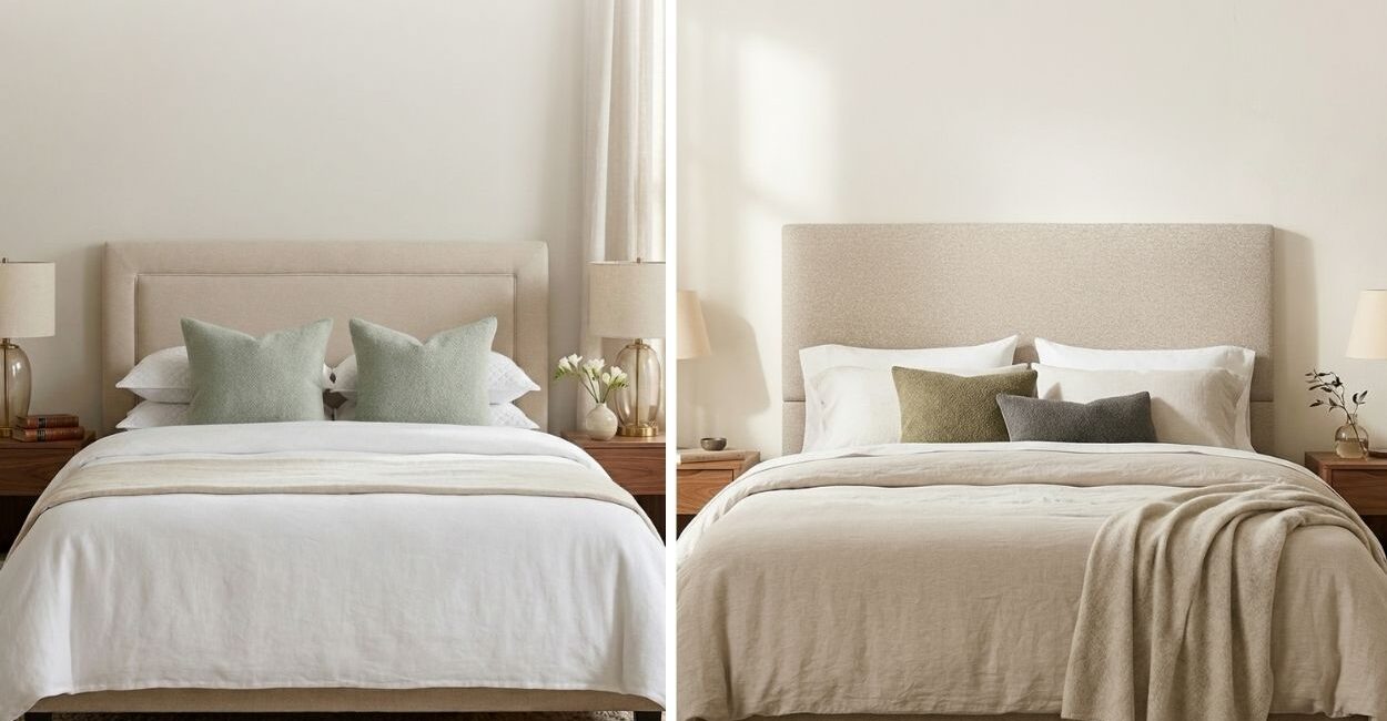 Cabeceira em linho: 5 modelos que transformam o visual do quarto