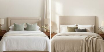 Cabeceira em linho: 5 modelos que transformam o visual do quarto