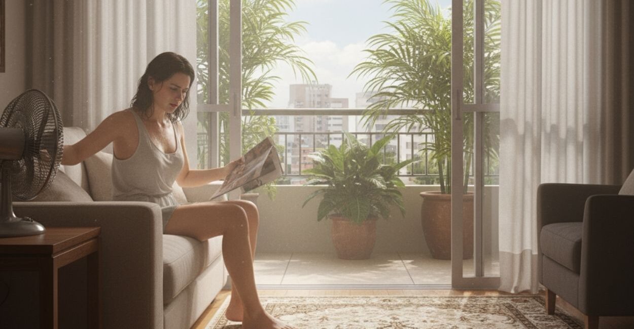 Por que sua casa parece abafada mesmo com as janelas abertas