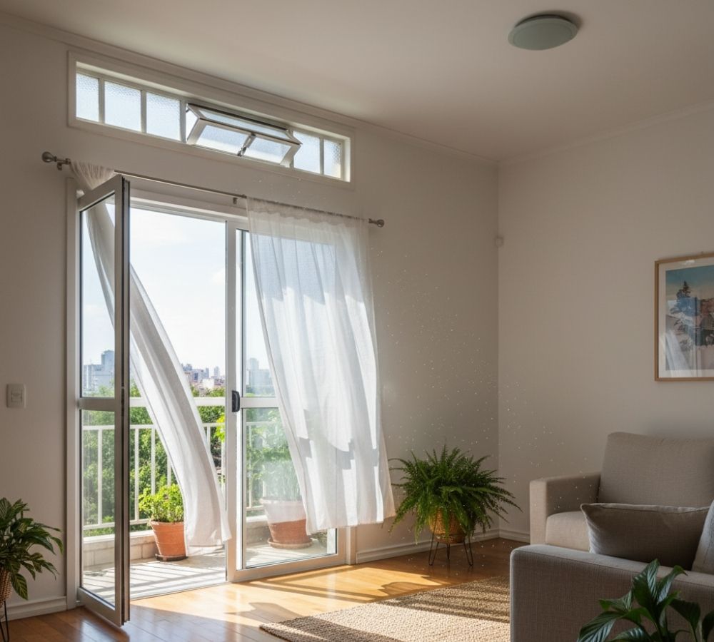Por que sua casa parece abafada mesmo com as janelas abertas
