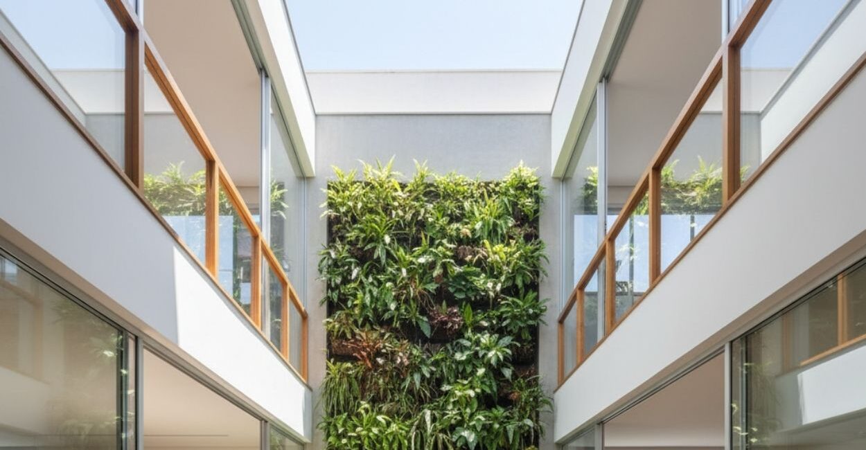 Átrio: por que arquitetos colocam um buraco no meio da casa e o que isso resolve?
