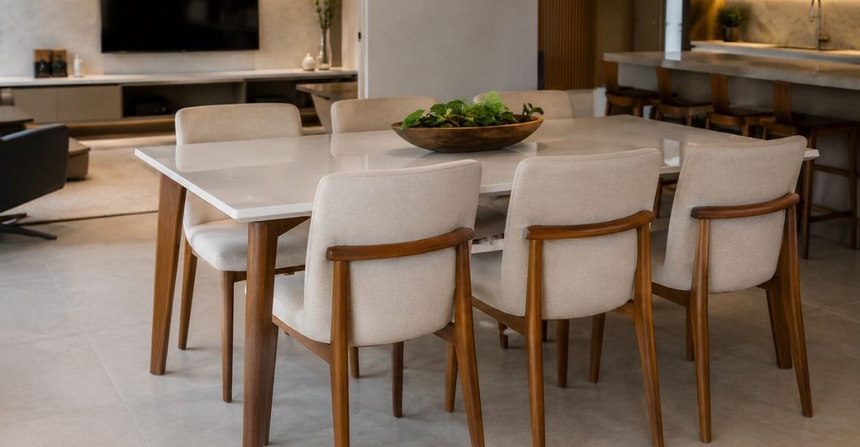 Cadeira para sala de jantar: como escolher o modelo certo para o seu espaço