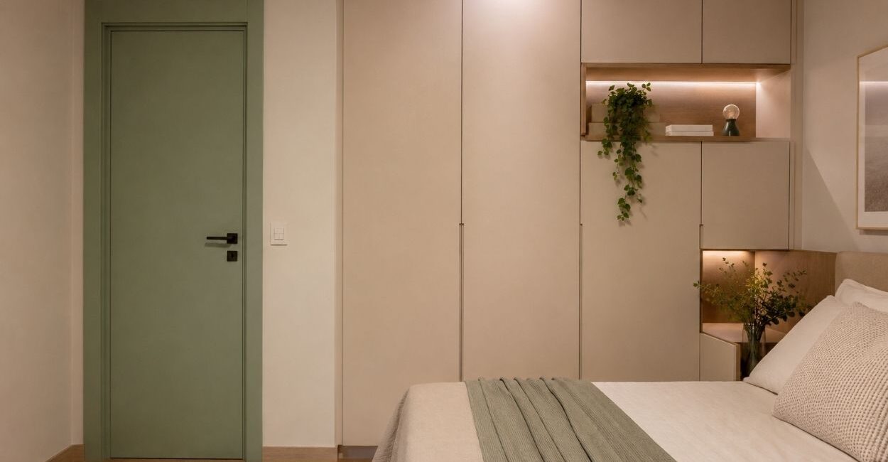 Cor em portas e armários: a estratégia de design que transforma qualquer ambiente