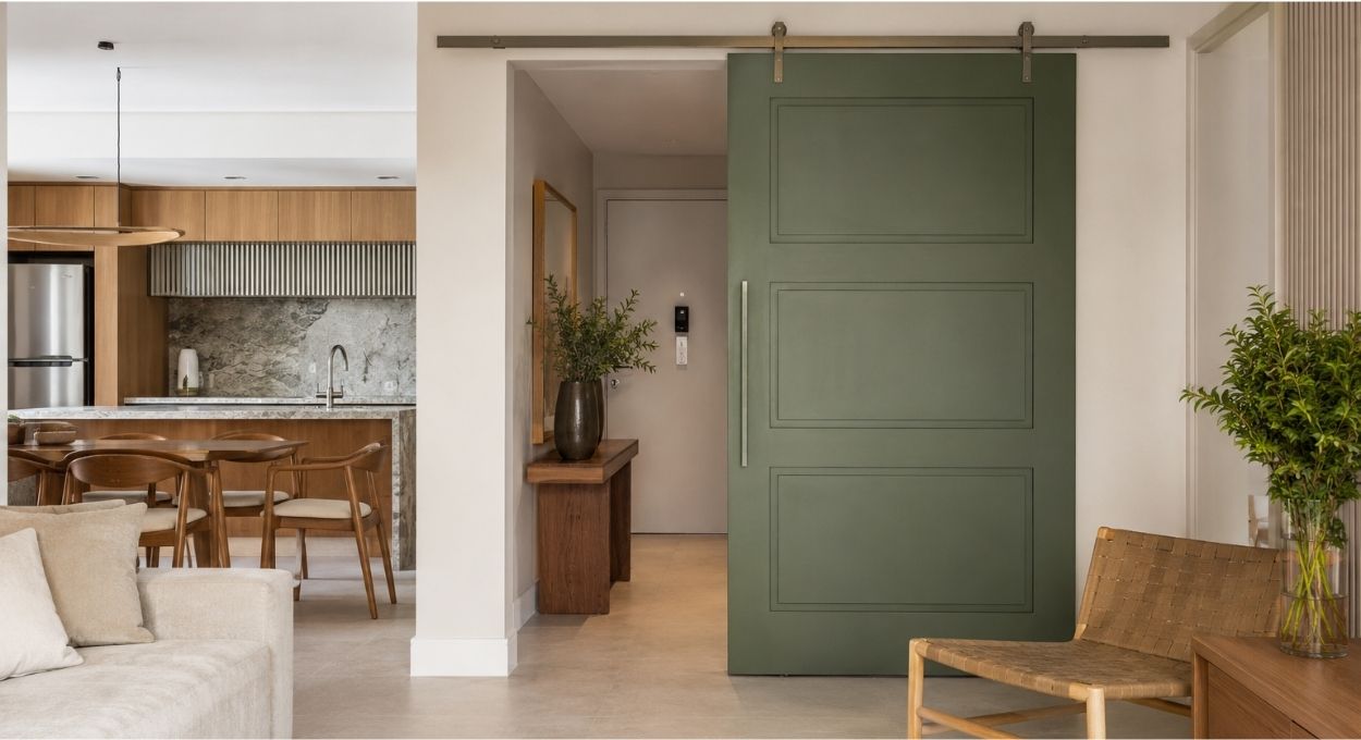 Cor em portas e armários: a estratégia de design que transforma qualquer ambiente