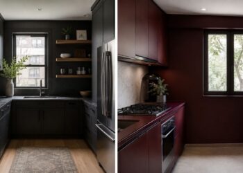 Cores de cozinha que parecem uma boa ideia, até os designers explicarem o que fazem com espaços pequenos