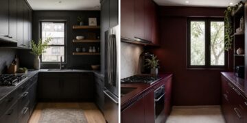 Cores de cozinha que parecem uma boa ideia, até os designers explicarem o que fazem com espaços pequenos