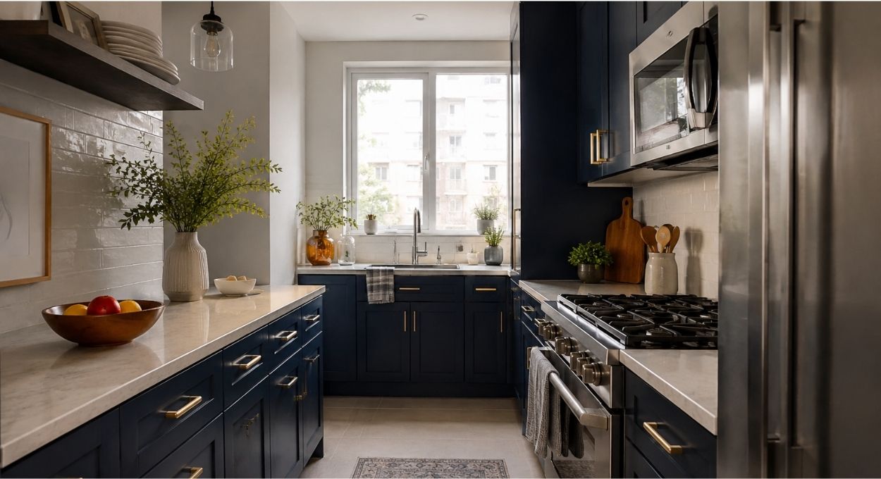 Cores de cozinha que parecem uma boa ideia, até os designers explicarem o que fazem com espaços pequenos