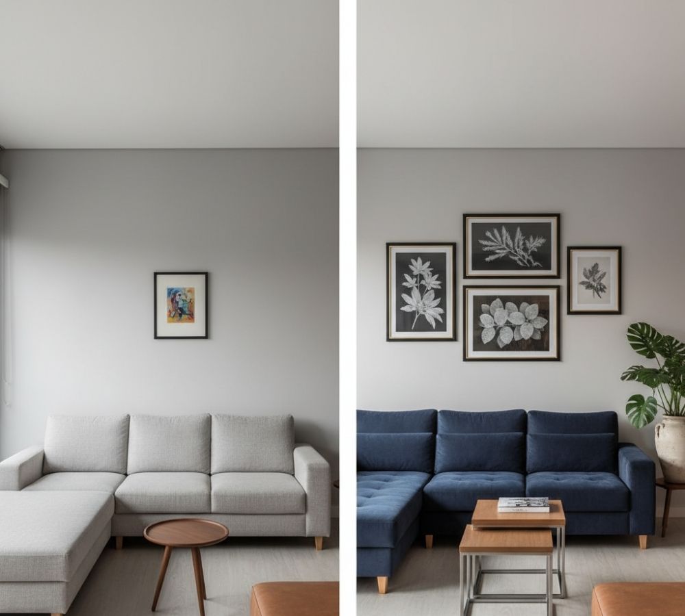 Escala errada faz sua sala parecer menor do que ela é!