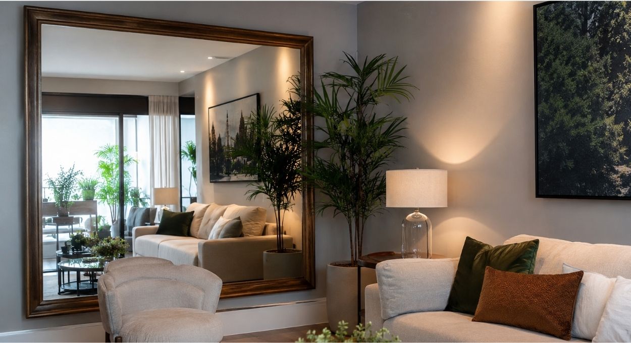 Espelho na sala: o que o Feng Shui diz sobre onde colocar e o que evitar