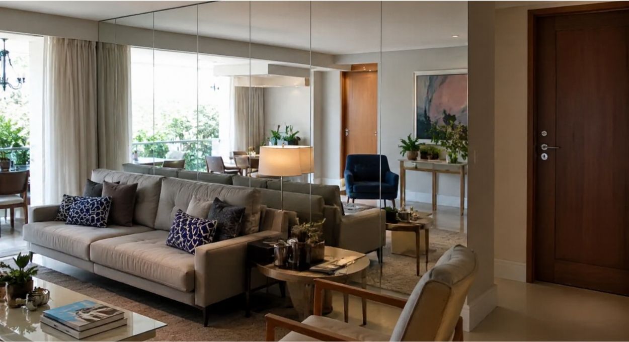 Espelho na sala: o que o Feng Shui diz sobre onde colocar e o que evitar