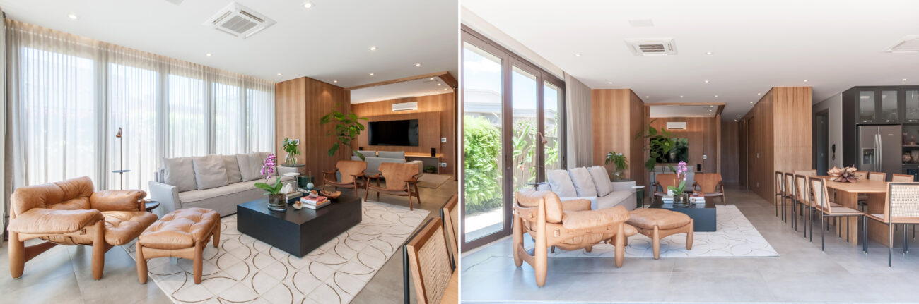 Linhas retas e arquitetura contemporânea marcam projeto de residência