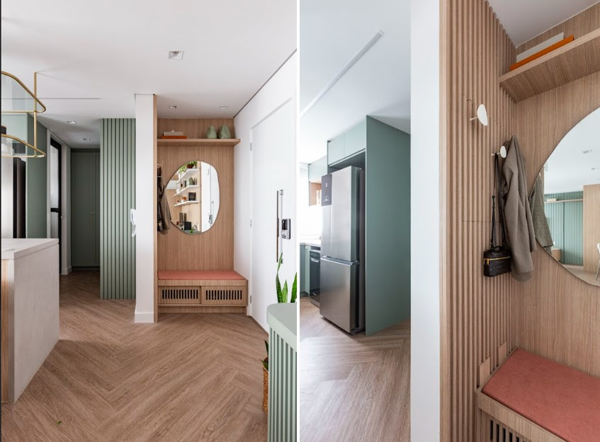 Reforma de apartamento se beneficia da personalização da planta pela construtora e o projeto finalizado antes da entrega das chaves