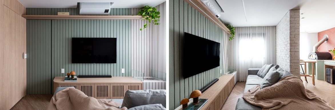 Reforma de apartamento se beneficia da personalização da planta pela construtora e o projeto finalizado antes da entrega das chaves