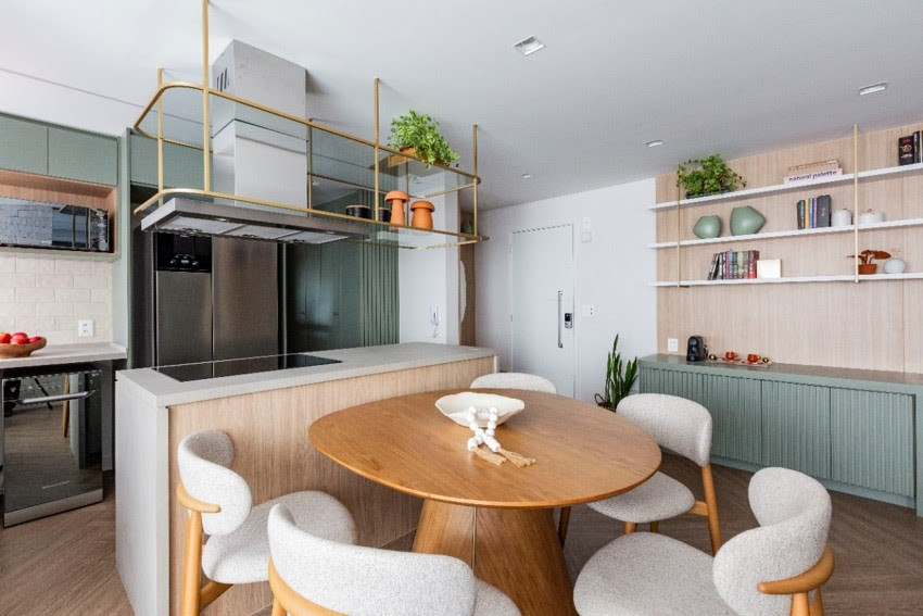 Reforma de apartamento se beneficia da personalização da planta pela construtora e o projeto finalizado antes da entrega das chaves