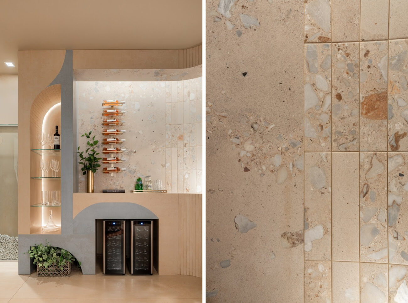 Terrazzo italiano, mármore verde e stucco veneziano: o que a CASACOR Paraná 2026 revela sobre como o porcelanato virou linguagem arquitetônica