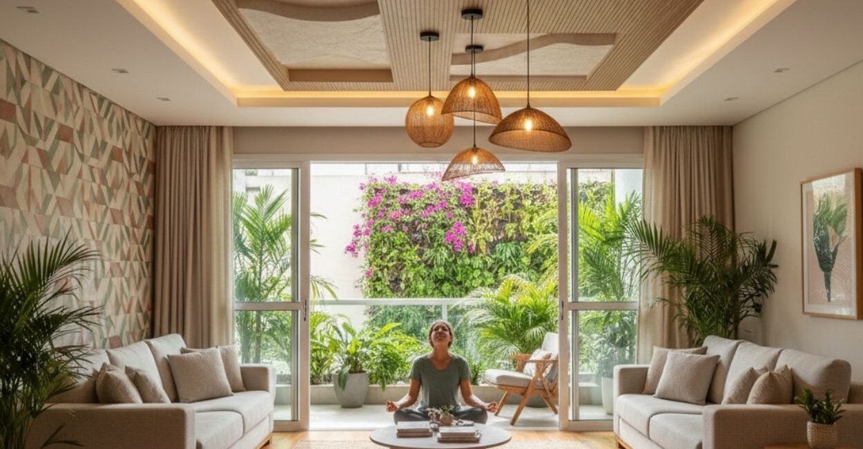 Por que o teto é chamado de quinta parede na neuroarquitetura?