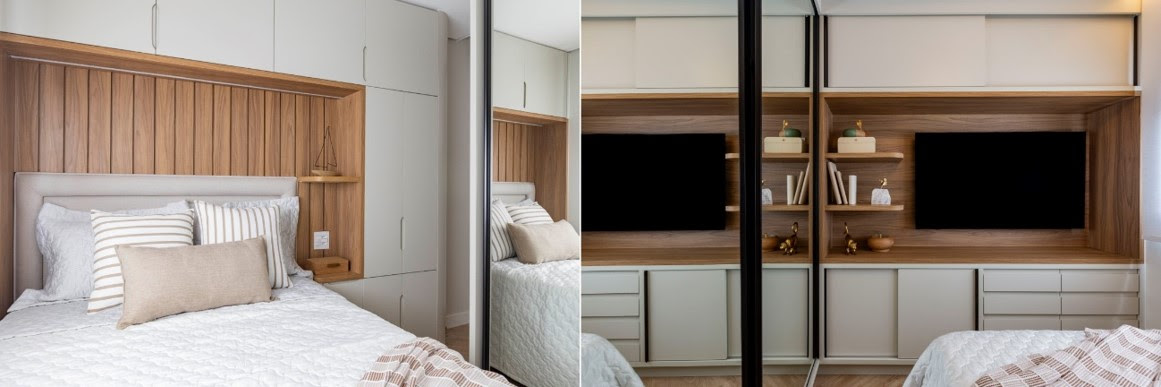 Décor feminino e design orgânico dão o tom em reforma de apartamento para uma jovem profissional da moda