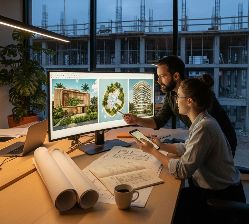 Arquitetos estão usando IA para gerar plantas e fachadas em minutos e o projeto técnico continua sendo deles
