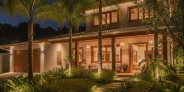 Iluminação externa em camadas: o que designers de paisagismo fazem diferente para transformar jardins e fachadas à noite