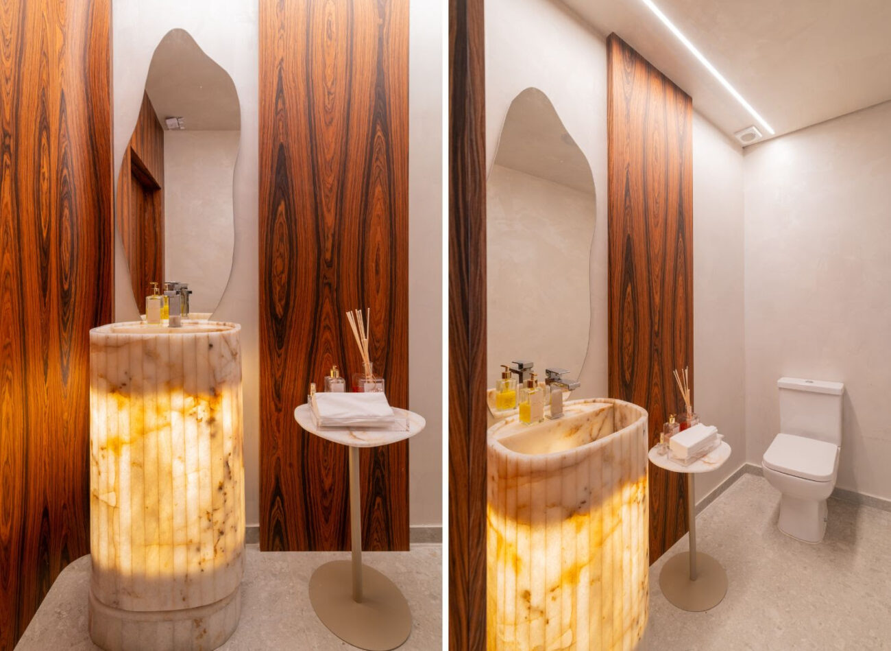 Lavabo: o ambiente mais pequeno da casa virou o mais ousado dos projetos