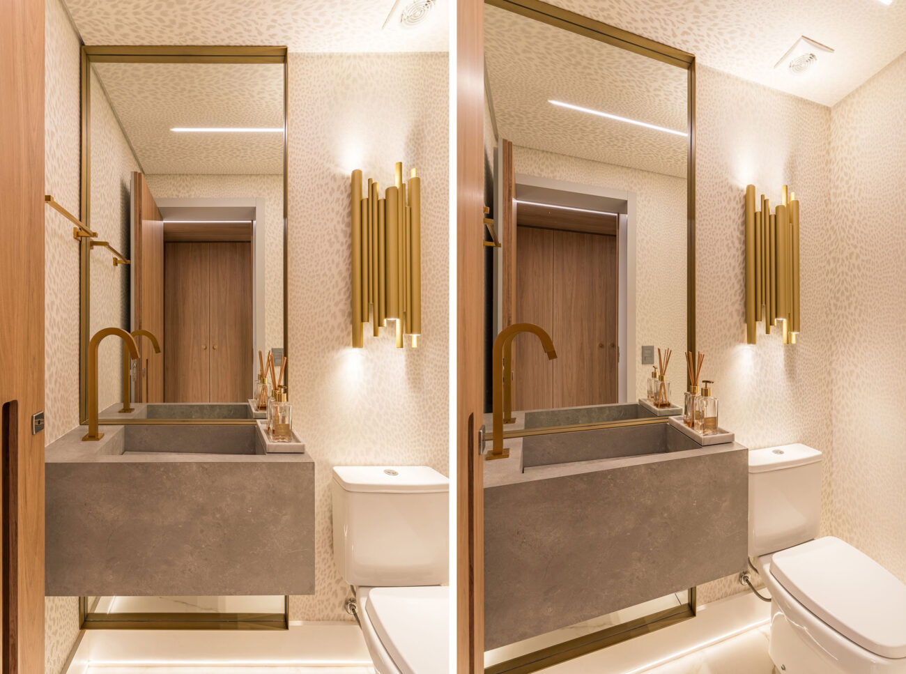 Lavabo: o ambiente mais pequeno da casa virou o mais ousado dos projetos
