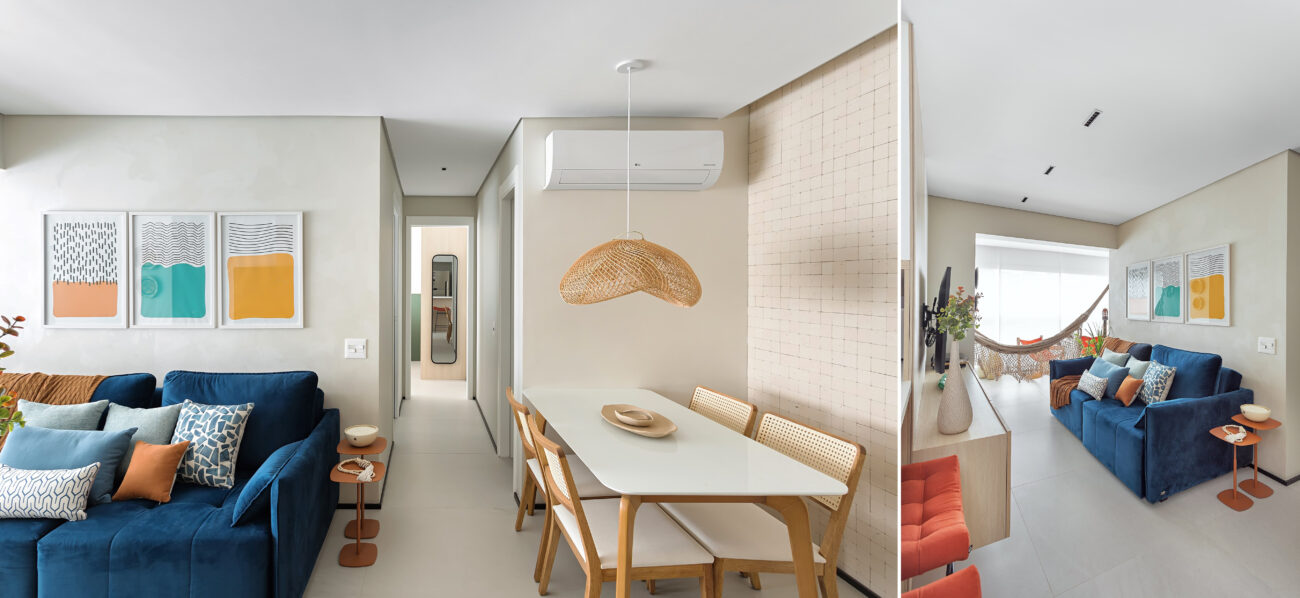 Sofá com crianças e pet em casa: por que arquitetos pararam de recomendar tecido escuro