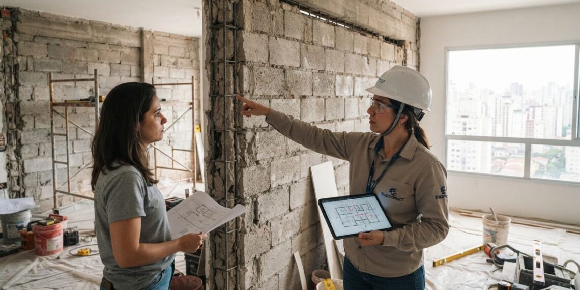 Alvenaria estrutural: o que é, como identificar em casa e por que derrubar uma parede pode comprometer todo o prédio
