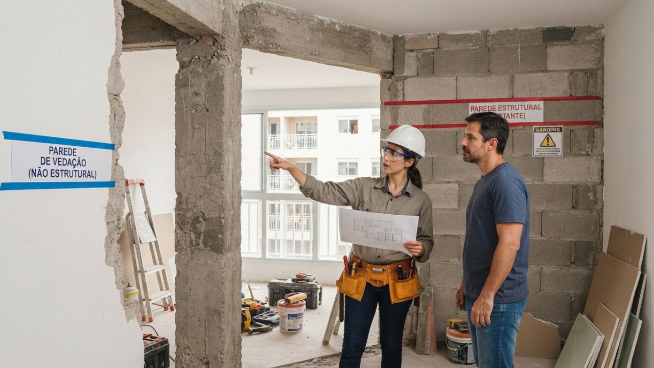 Alvenaria estrutural: o que é, como identificar em casa e por que derrubar uma parede pode comprometer todo o prédio