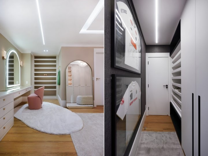 Apartamento de 320m² passa por sua primeira reforma em quase 2 décadas e encanta com adega Walk-in e integração entre na área social
