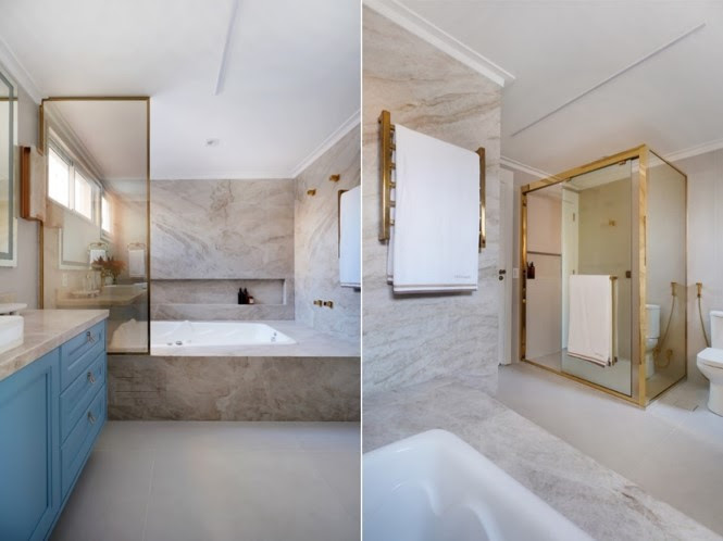 Apartamento de 320m² passa por sua primeira reforma em quase 2 décadas e encanta com adega Walk-in e integração entre na área social
