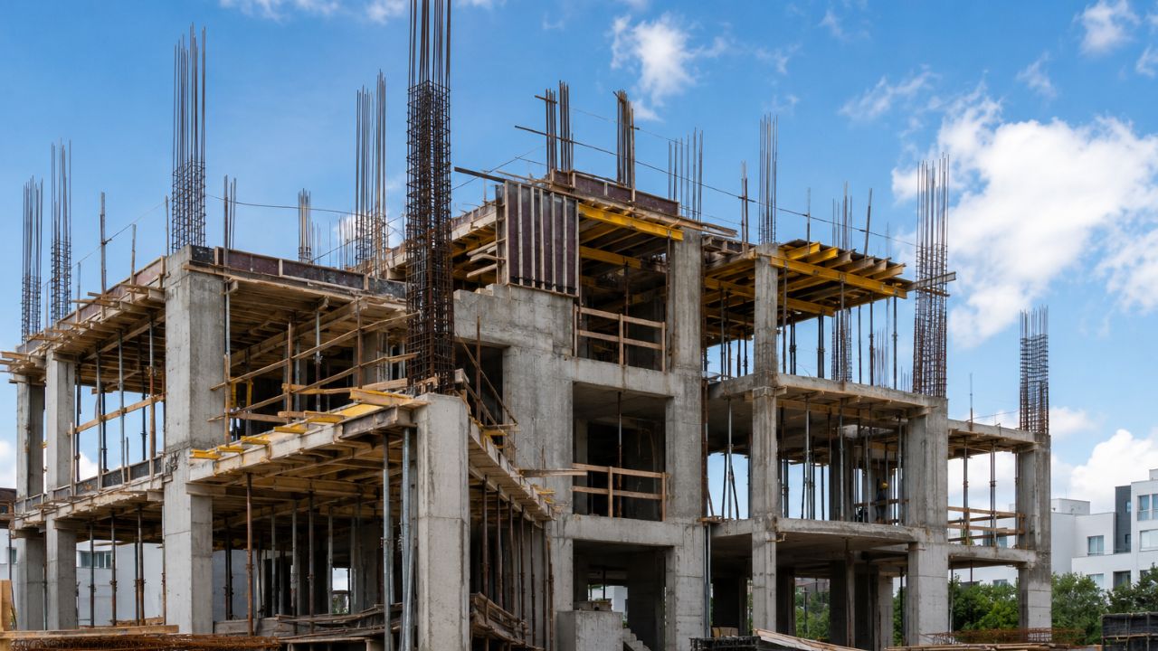 Concreto Armado: o material que sustenta 9 em cada 10 obras residenciais no Brasil