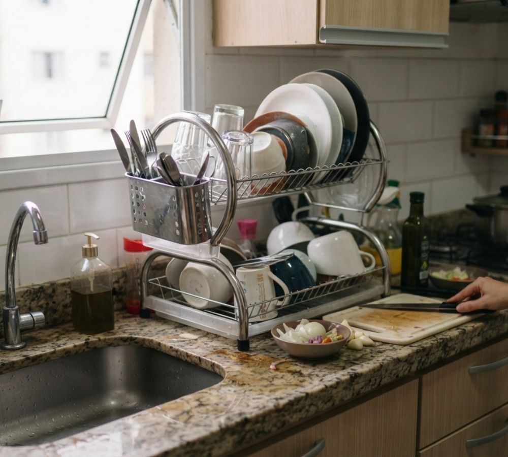 Cozinha pequena: os 3 erros de layout que roubam espaço sem você perceber