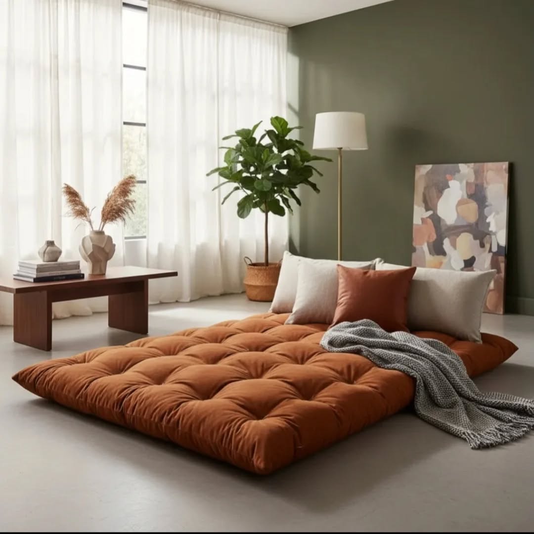 Futon: o colchão japonês que virou peça-chave da decoração contemporânea