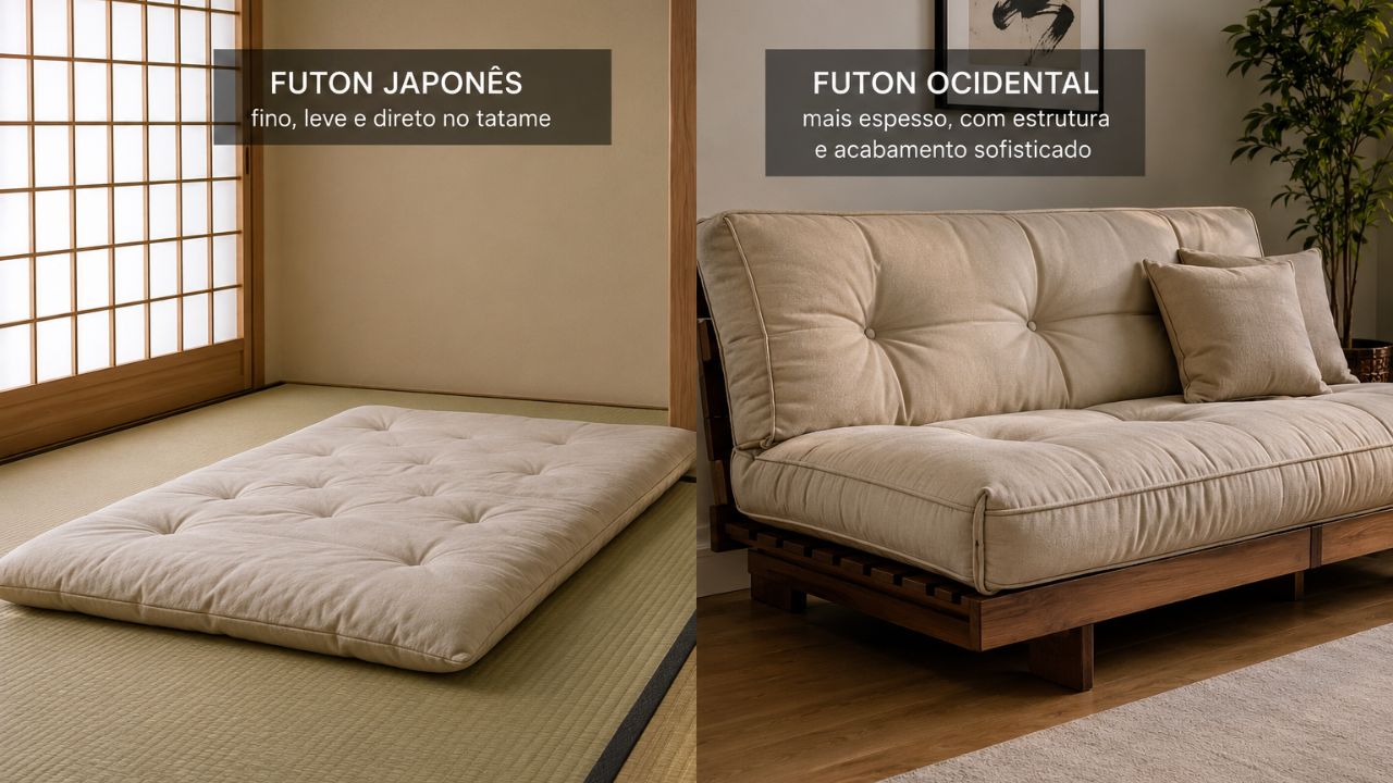 Futon: o colchão japonês que virou peça-chave da decoração contemporânea