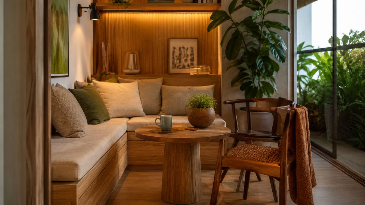 Terceiro lugar: o espaço que não é home office nem sala de estar, mas devia existir na sua casa