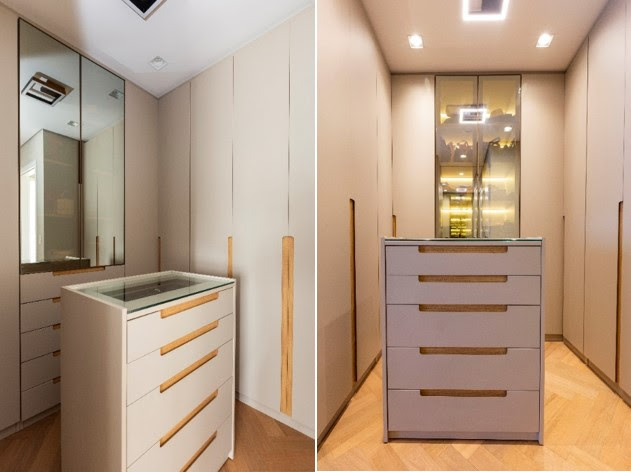 Como tirar bom proveito da estética decorativa do vidro reflecta nos projetos de interiores
