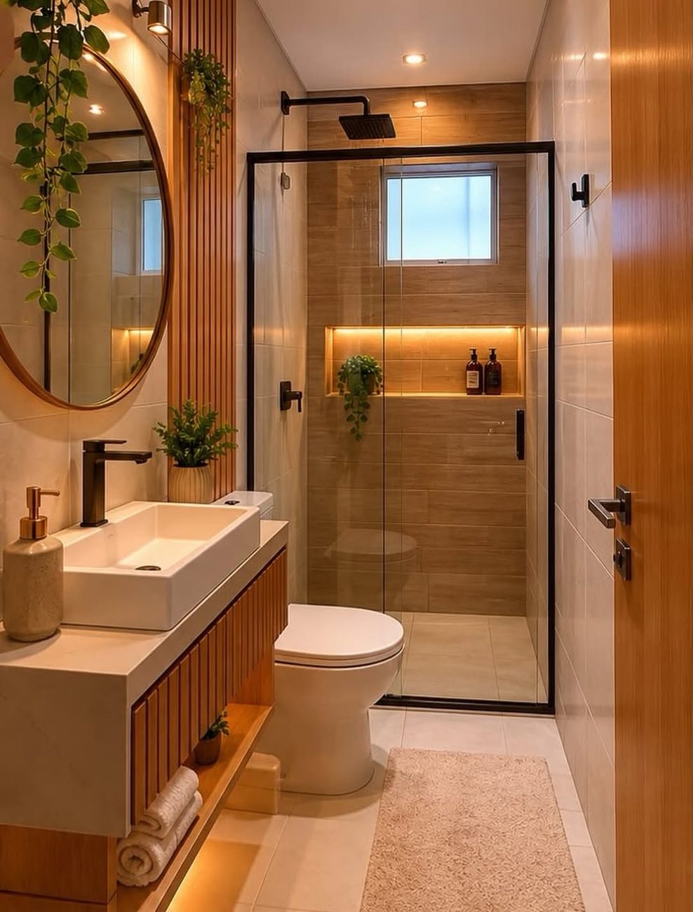 Como decorar o banheiro sem errar: 8 modelos inspiradores para acertar na iluminação, piso e marcenaria