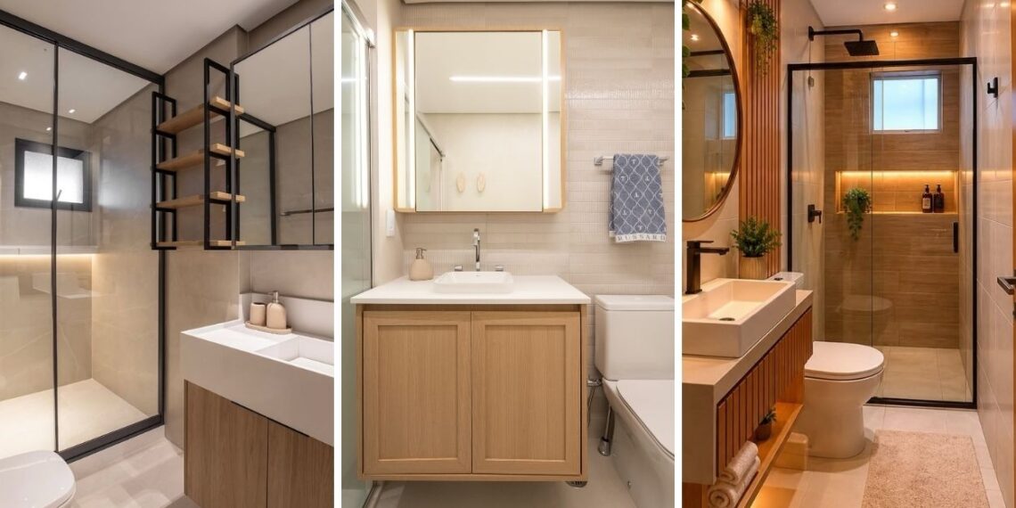 Como decorar o banheiro sem errar: 8 modelos inspiradores para acertar na iluminação, piso e marcenaria