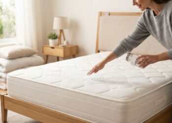 Limpar o colchão com bicarbonato: o passo a passo que realmente elimina ácaros e melhora a qualidade do sono