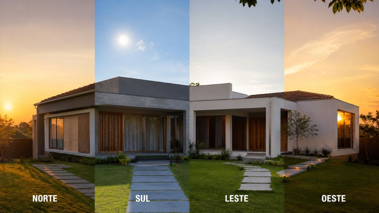 Casa quente à tarde? Entenda o papel da orientação solar e como corrigir sem reforma.
