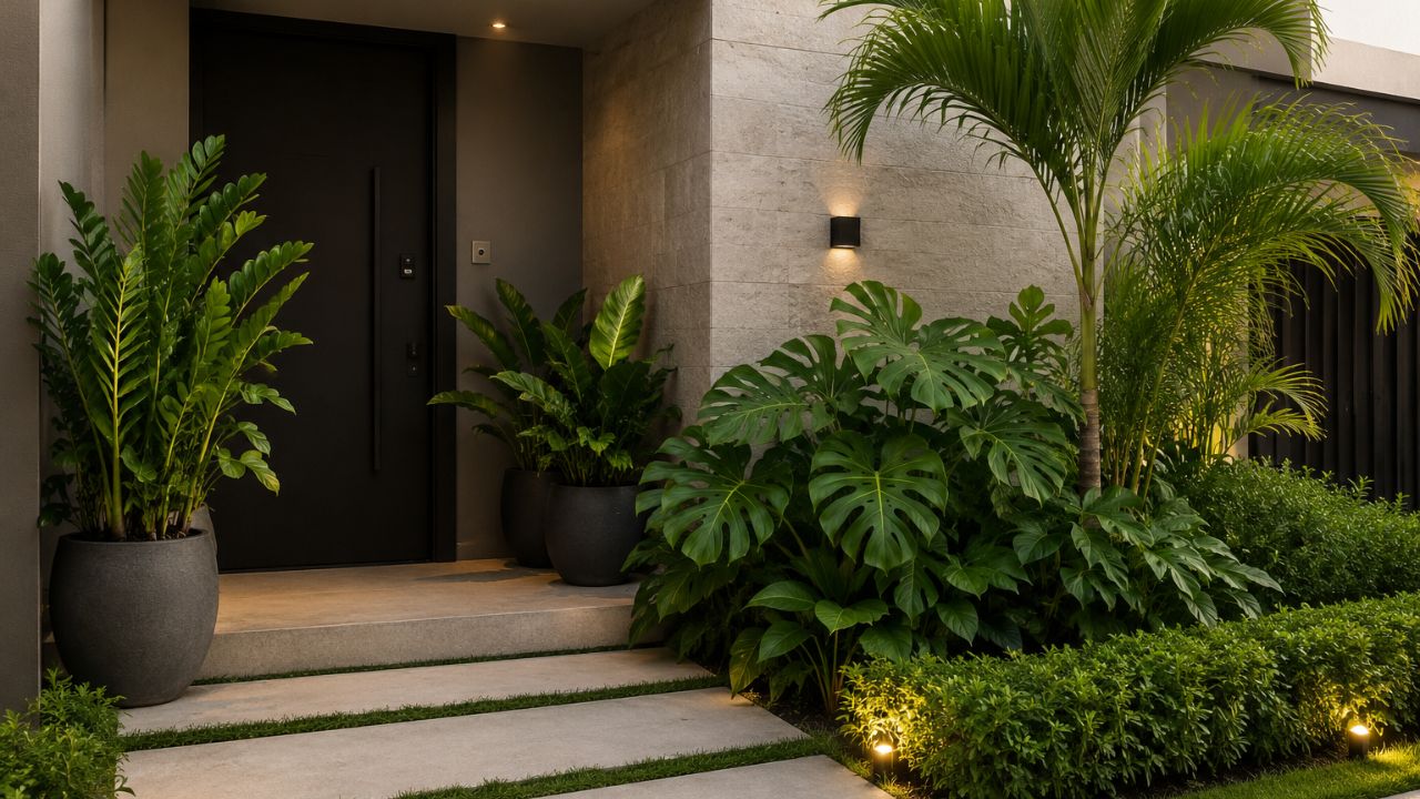 Entrada da casa: os 5 elementos que fazem uma fachada parecer cuidada — e que quase ninguém pensa antes de gastar com revestimento caro