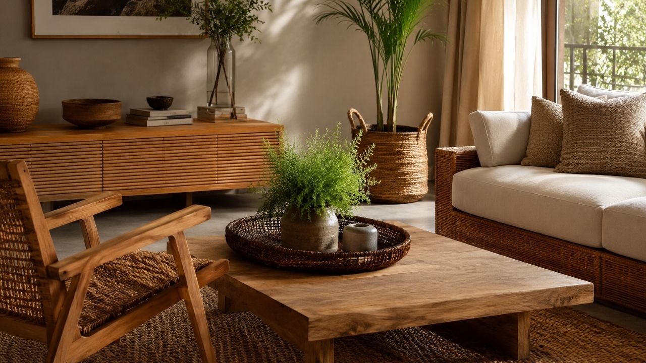 Feng Shui aponta 4 materiais naturais para casa: madeira, pedra, argila e fibras trazem equilíbrio ao ambiente