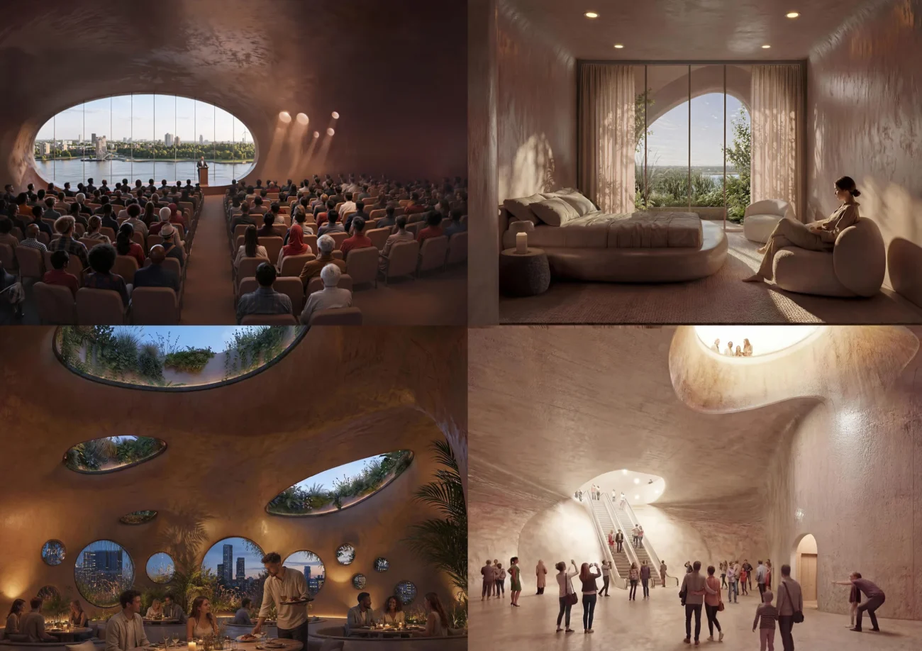 MVRDV vence concurso em Roterdã com prédio inspirado em formação rochosa
