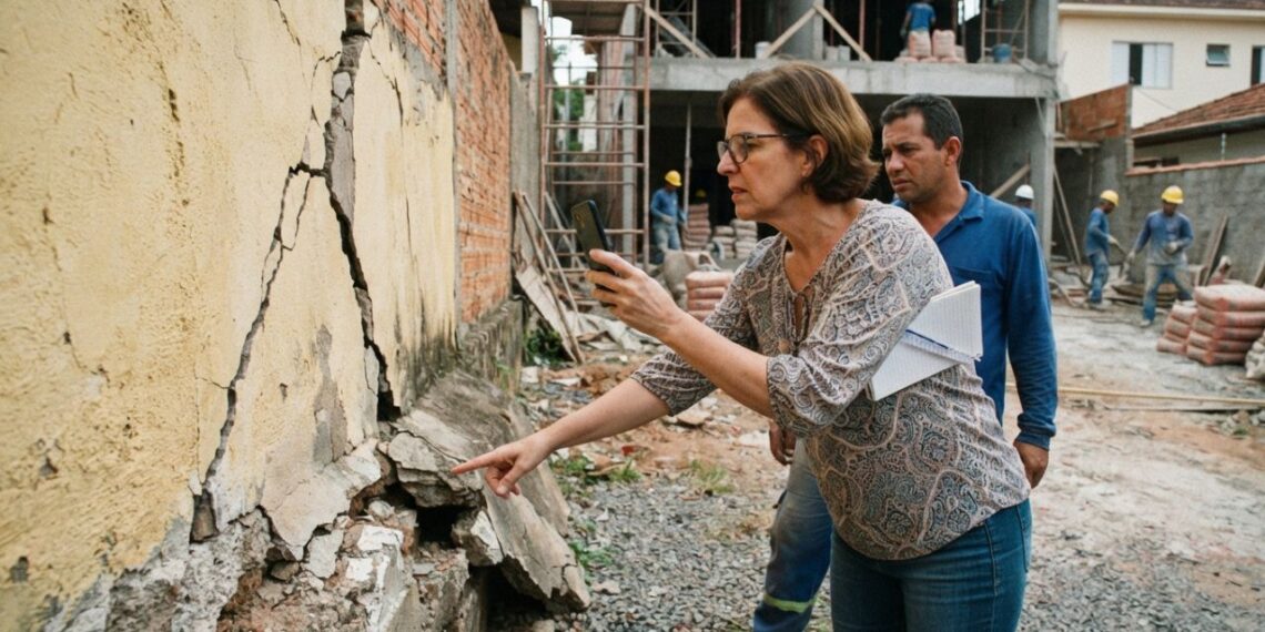 Vizinho fez obra que danificou minha parede ou fundação: como provar, quem paga e como acionar sem processo judicial?